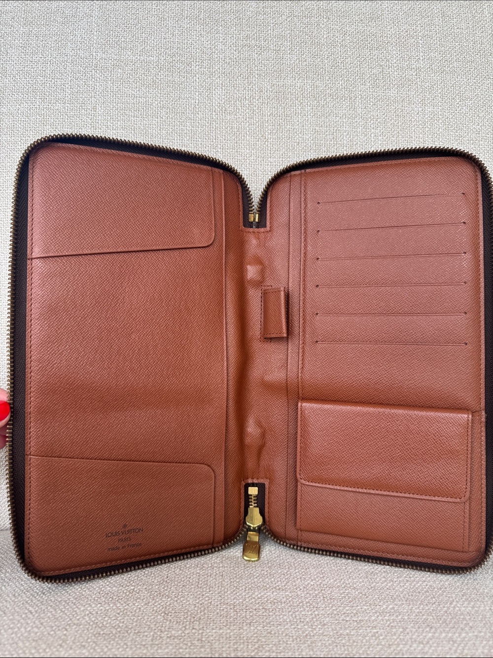 Louis Vuitton Monogram canvas Organizer de voyage travel wallet *Authentic* - Picture 5 of 15